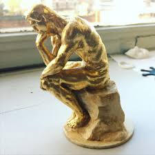 Golden 3D Sculptures